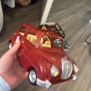 Vintage Style Red Toy Car